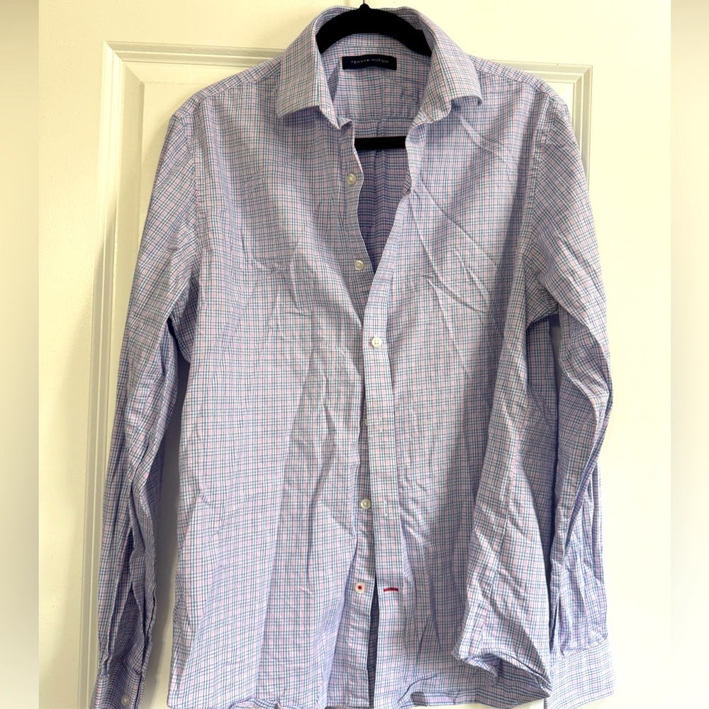 Tommy Hilfiger Men’s Slim Fit Stretch Dress Shirt